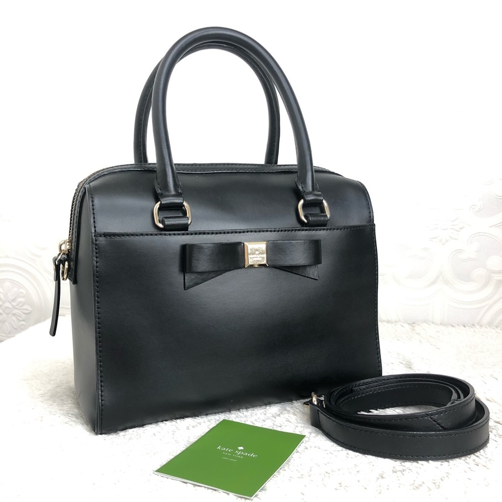Kate Spade Black Bow Satchel